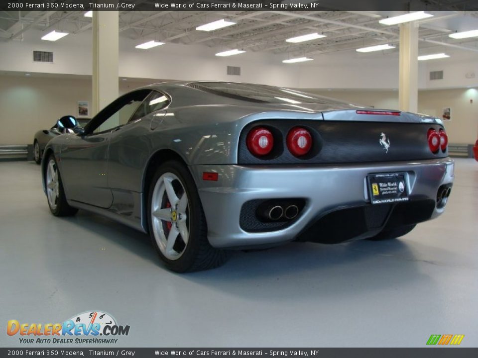 2000 Ferrari 360 Modena Titanium / Grey Photo #7