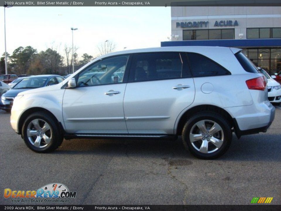 2009 Acura MDX Billet Silver Metallic / Ebony Photo #3