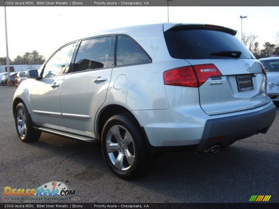 2009 Acura MDX Billet Silver Metallic / Ebony Photo #4