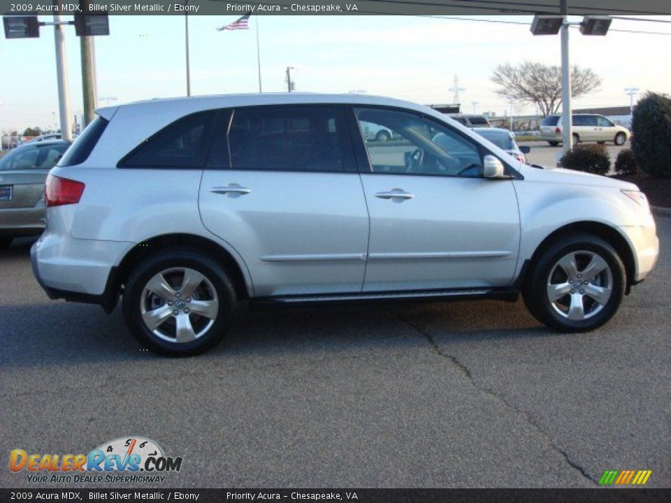 2009 Acura MDX Billet Silver Metallic / Ebony Photo #6
