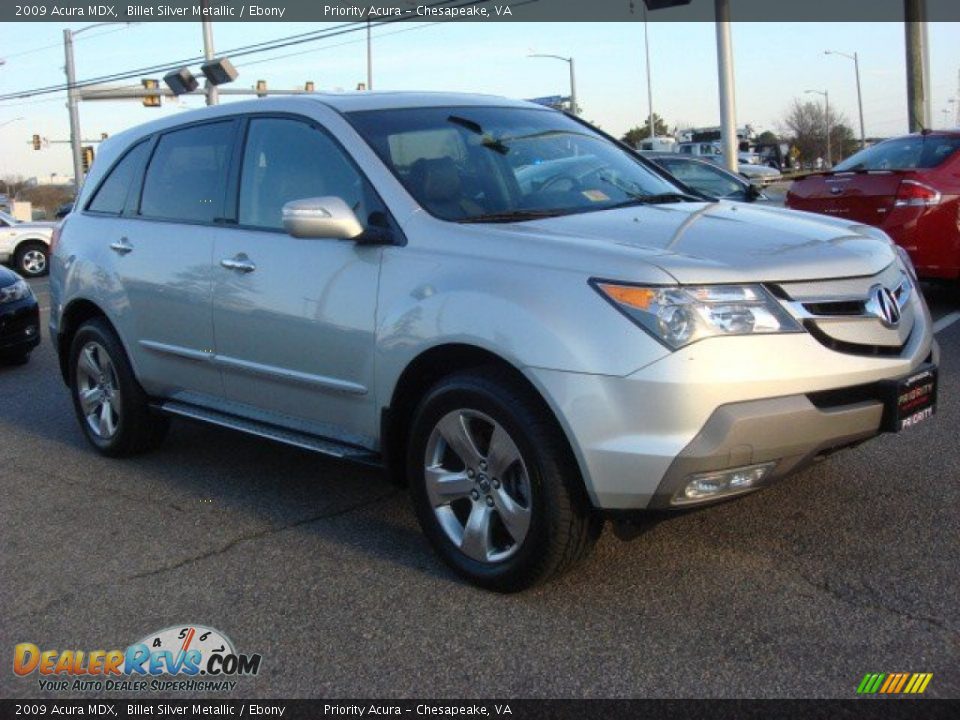 2009 Acura MDX Billet Silver Metallic / Ebony Photo #7