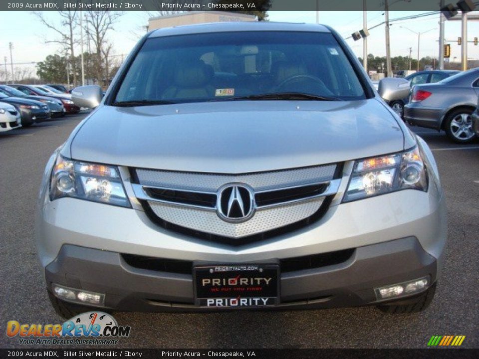 2009 Acura MDX Billet Silver Metallic / Ebony Photo #8