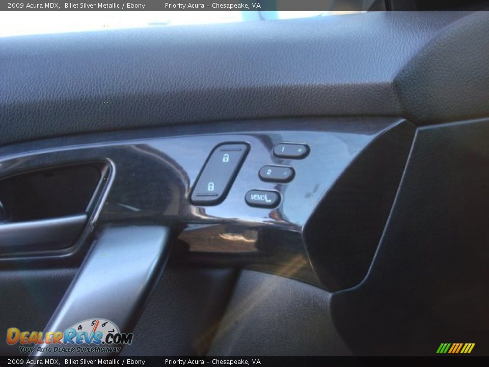 2009 Acura MDX Billet Silver Metallic / Ebony Photo #16