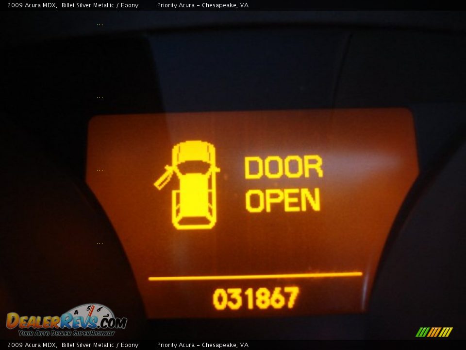 2009 Acura MDX Billet Silver Metallic / Ebony Photo #17