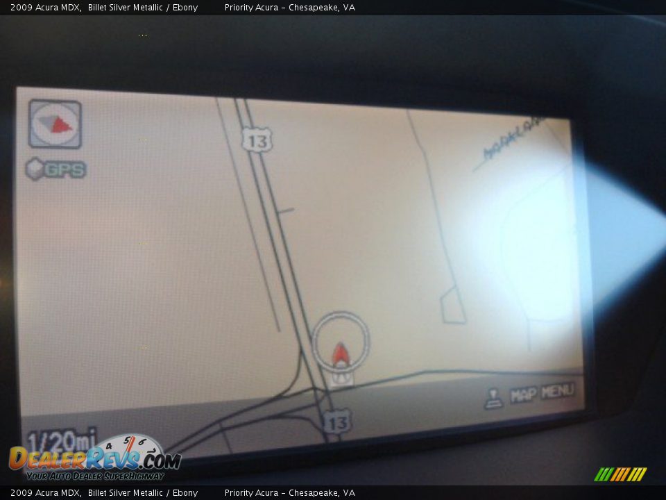 2009 Acura MDX Billet Silver Metallic / Ebony Photo #19