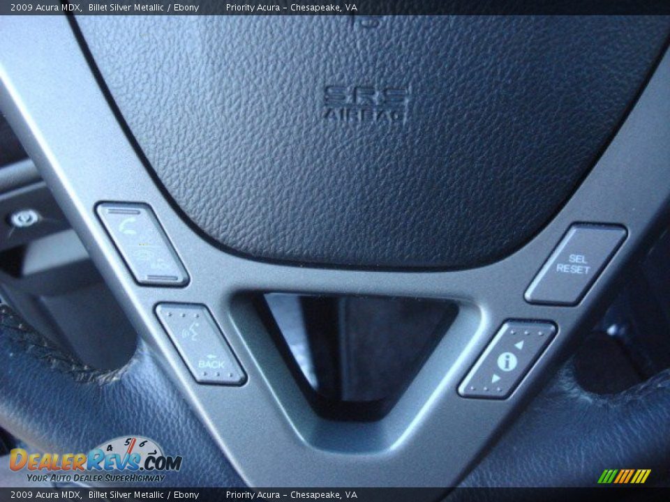 2009 Acura MDX Billet Silver Metallic / Ebony Photo #26