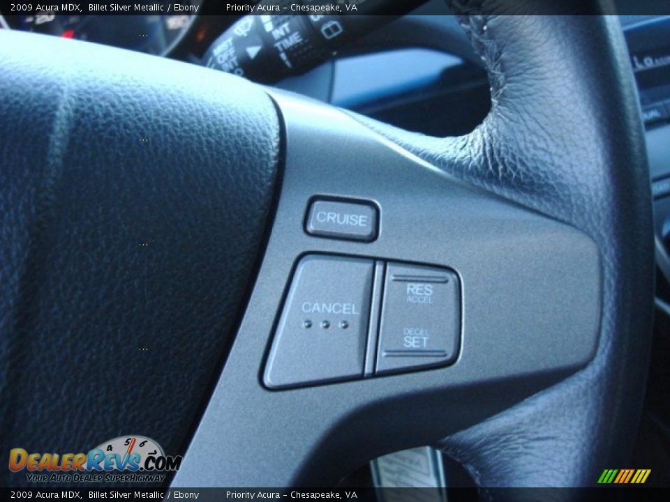 2009 Acura MDX Billet Silver Metallic / Ebony Photo #27