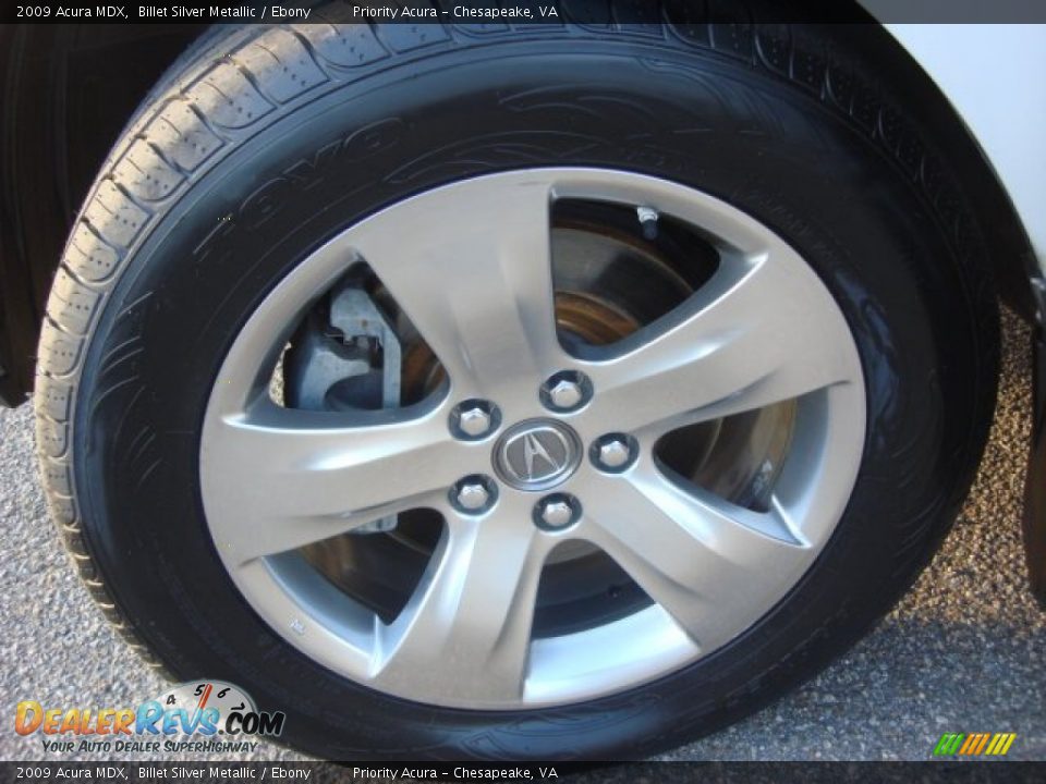 2009 Acura MDX Billet Silver Metallic / Ebony Photo #29