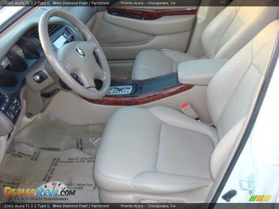Parchment Interior - 2003 Acura TL 3.2 Type S Photo #9