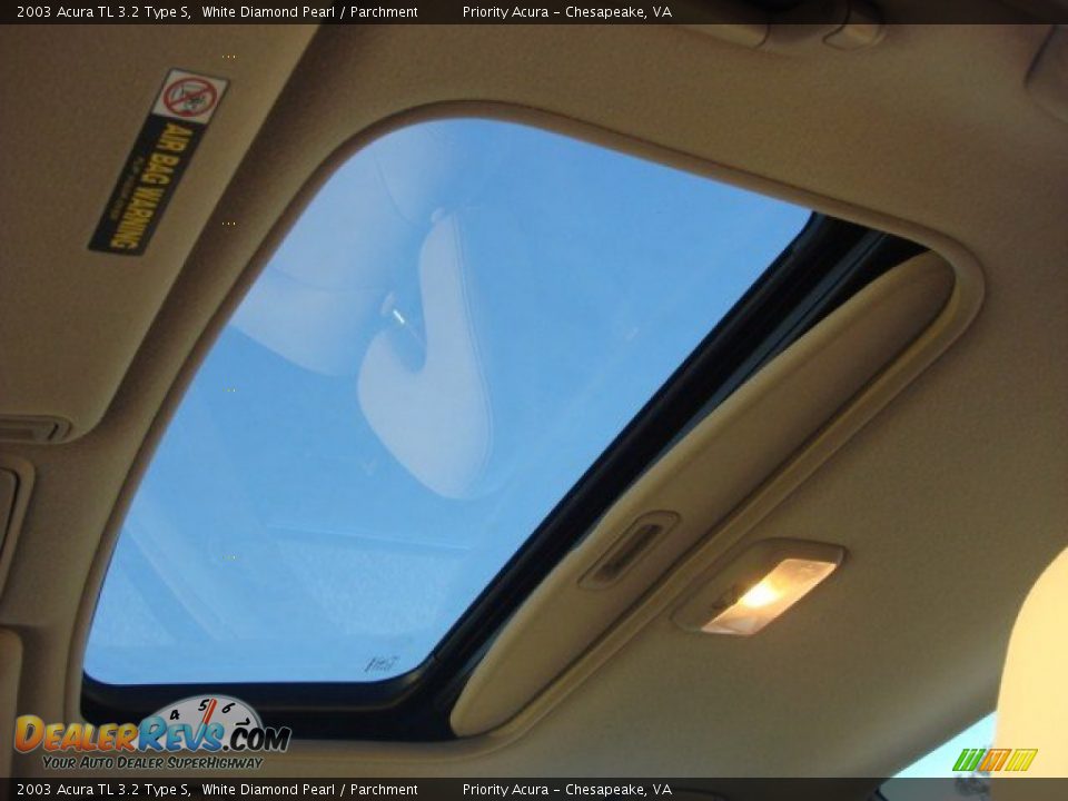 Sunroof of 2003 Acura TL 3.2 Type S Photo #12