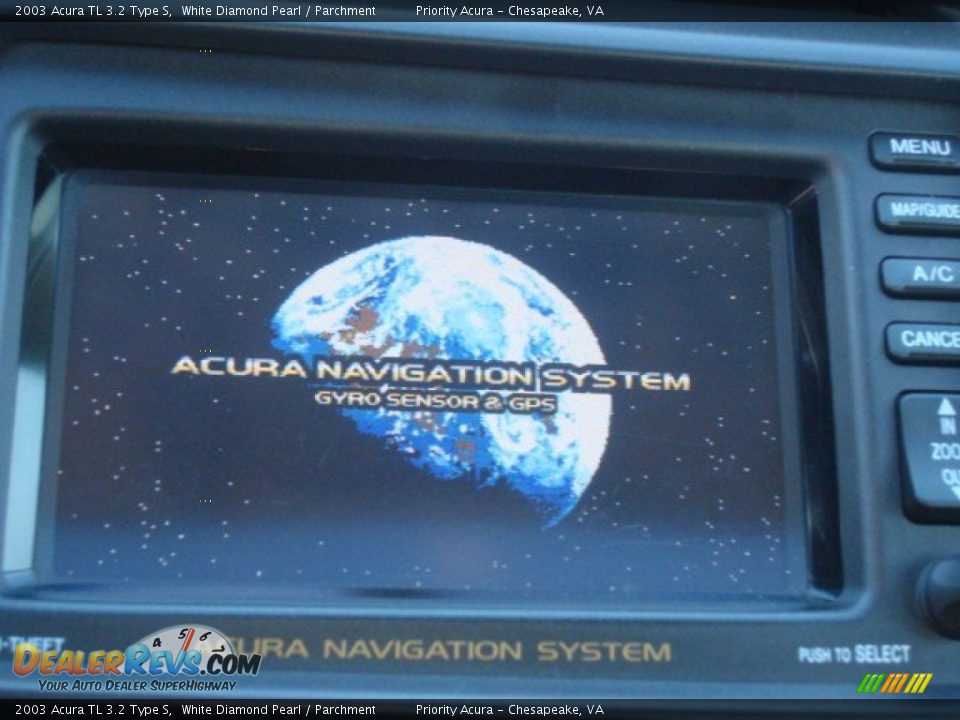 2003 Acura TL 3.2 Type S White Diamond Pearl / Parchment Photo #18