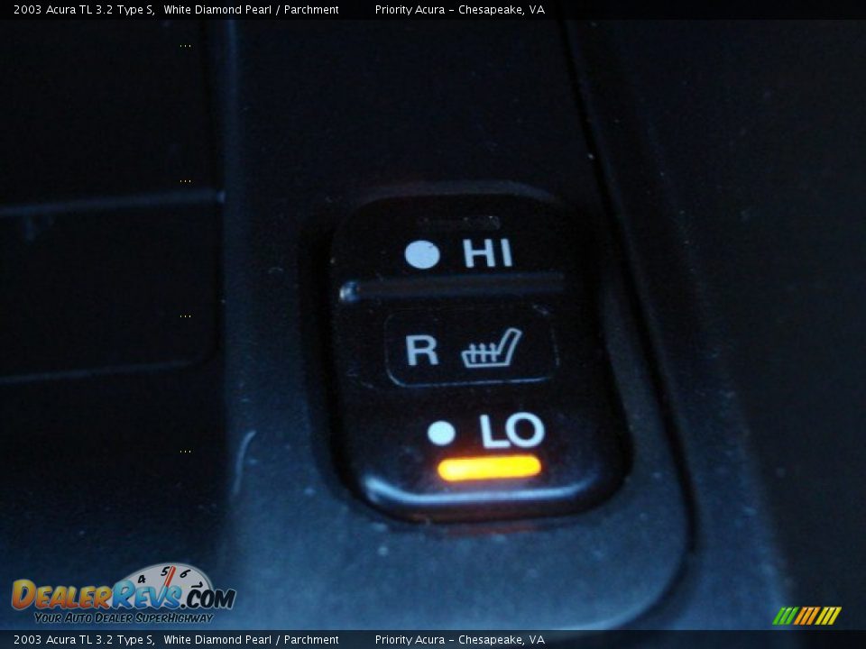 2003 Acura TL 3.2 Type S White Diamond Pearl / Parchment Photo #20