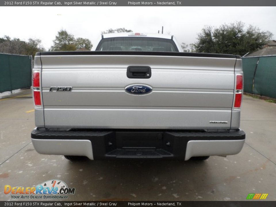 2012 Ford F150 STX Regular Cab Ingot Silver Metallic / Steel Gray Photo #4