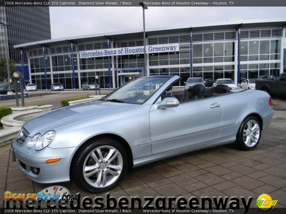 2006 Mercedes-Benz CLK 350 Cabriolet Diamond Silver Metallic / Black Photo #1