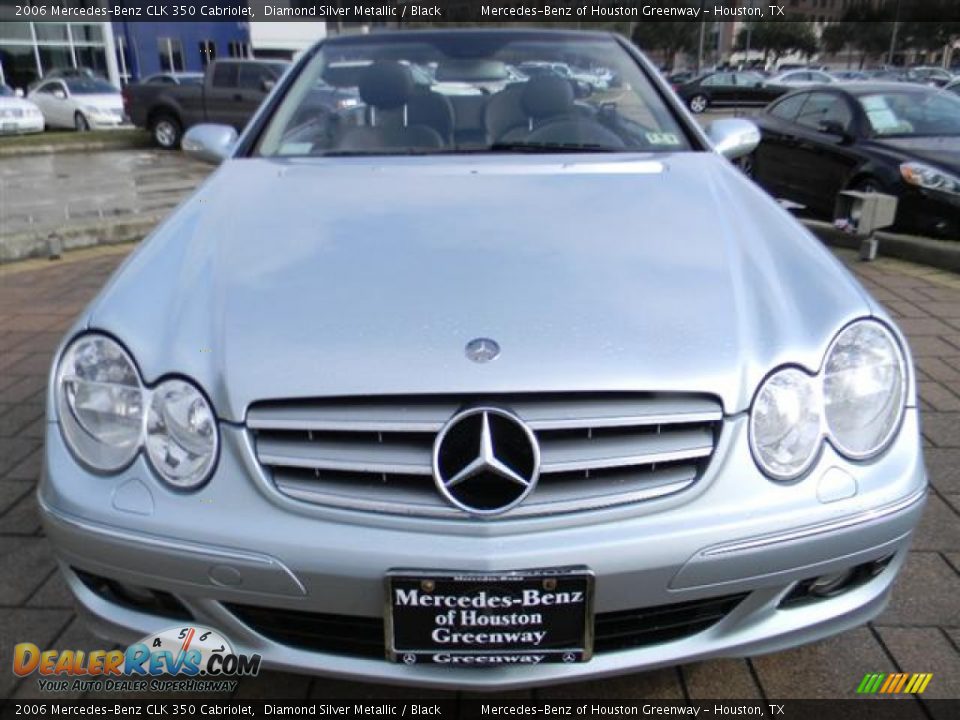 2006 Mercedes-Benz CLK 350 Cabriolet Diamond Silver Metallic / Black Photo #2