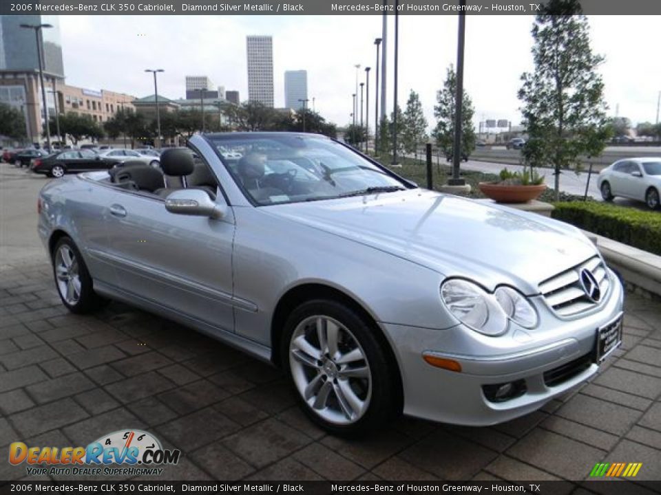 2006 Mercedes-Benz CLK 350 Cabriolet Diamond Silver Metallic / Black Photo #3