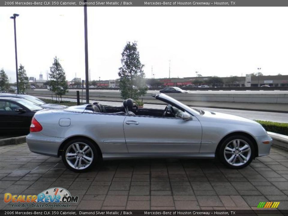 2006 Mercedes-Benz CLK 350 Cabriolet Diamond Silver Metallic / Black Photo #4