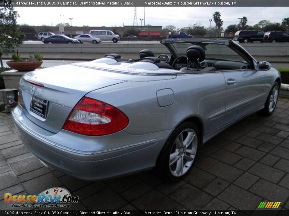 2006 Mercedes-Benz CLK 350 Cabriolet Diamond Silver Metallic / Black Photo #5