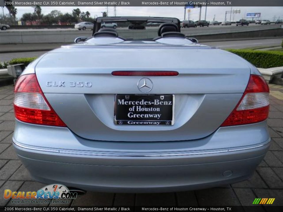 2006 Mercedes-Benz CLK 350 Cabriolet Diamond Silver Metallic / Black Photo #6