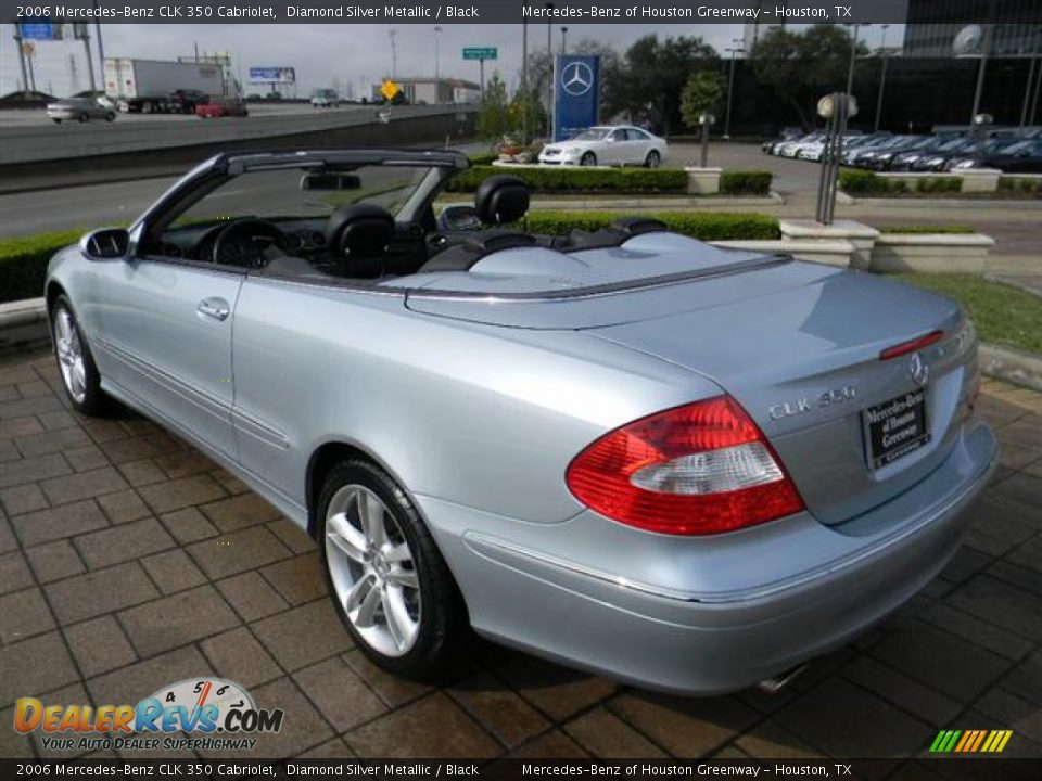 2006 Mercedes-Benz CLK 350 Cabriolet Diamond Silver Metallic / Black Photo #8