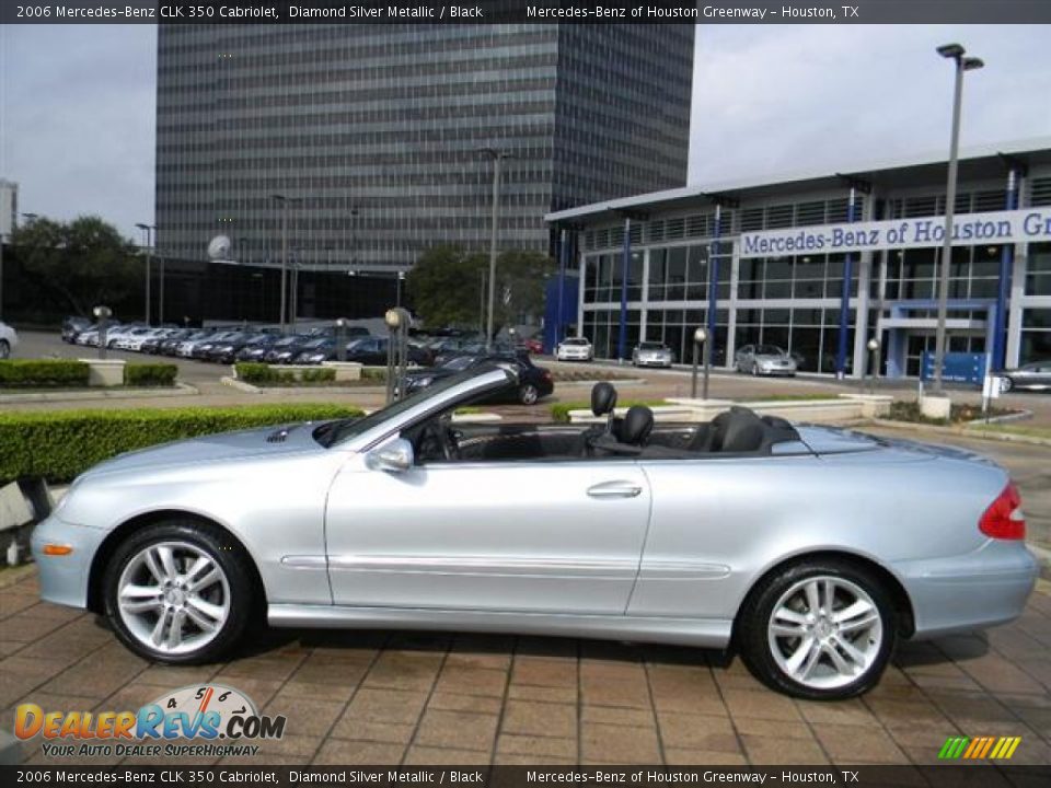 2006 Mercedes-Benz CLK 350 Cabriolet Diamond Silver Metallic / Black Photo #9