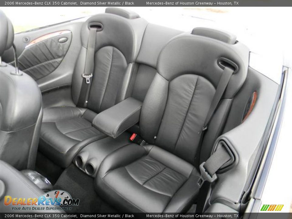 Rear Seat of 2006 Mercedes-Benz CLK 350 Cabriolet Photo #11