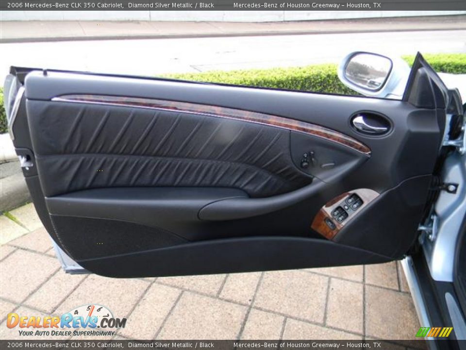 2006 Mercedes-Benz CLK 350 Cabriolet Diamond Silver Metallic / Black Photo #13