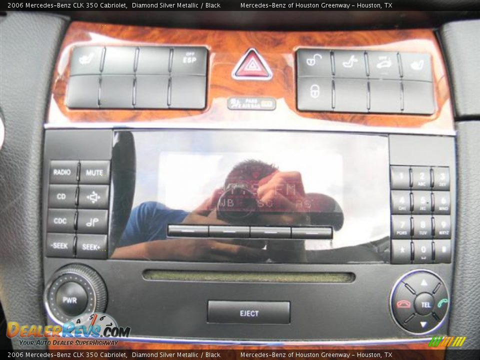 2006 Mercedes-Benz CLK 350 Cabriolet Diamond Silver Metallic / Black Photo #21