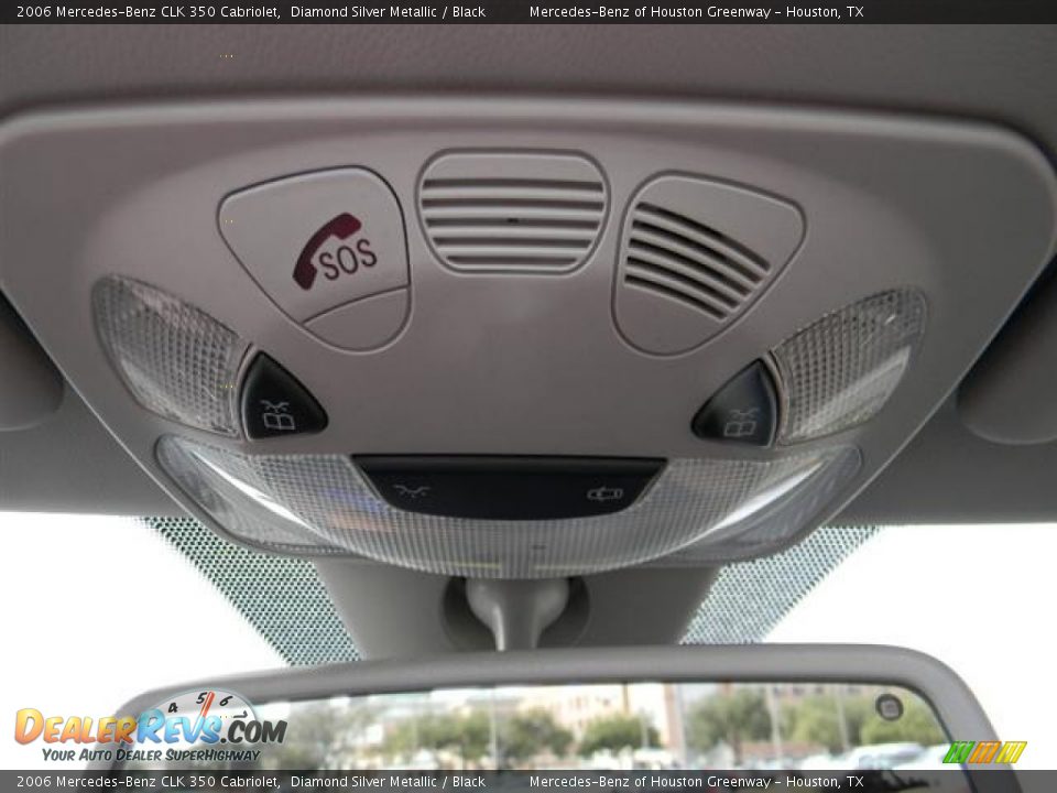 2006 Mercedes-Benz CLK 350 Cabriolet Diamond Silver Metallic / Black Photo #22