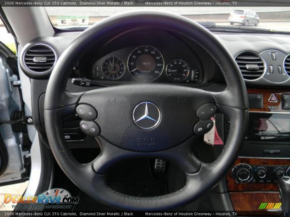 2006 Mercedes-Benz CLK 350 Cabriolet Steering Wheel Photo #24