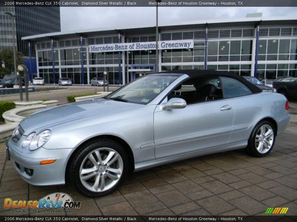 2006 Mercedes-Benz CLK 350 Cabriolet Diamond Silver Metallic / Black Photo #26