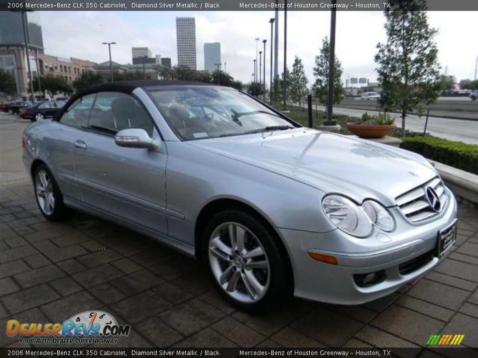 2006 Mercedes-Benz CLK 350 Cabriolet Diamond Silver Metallic / Black Photo #27