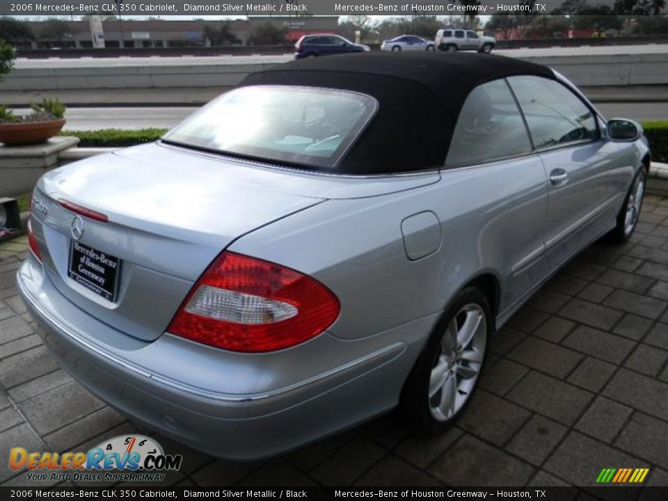 2006 Mercedes-Benz CLK 350 Cabriolet Diamond Silver Metallic / Black Photo #28