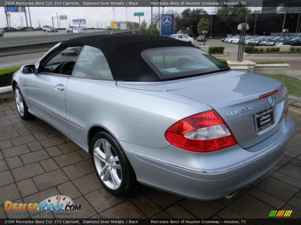 2006 Mercedes-Benz CLK 350 Cabriolet Diamond Silver Metallic / Black Photo #29