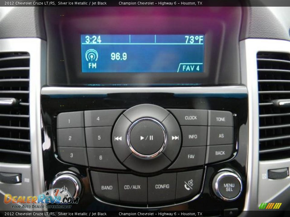 2012 Chevrolet Cruze LT/RS Silver Ice Metallic / Jet Black Photo #23