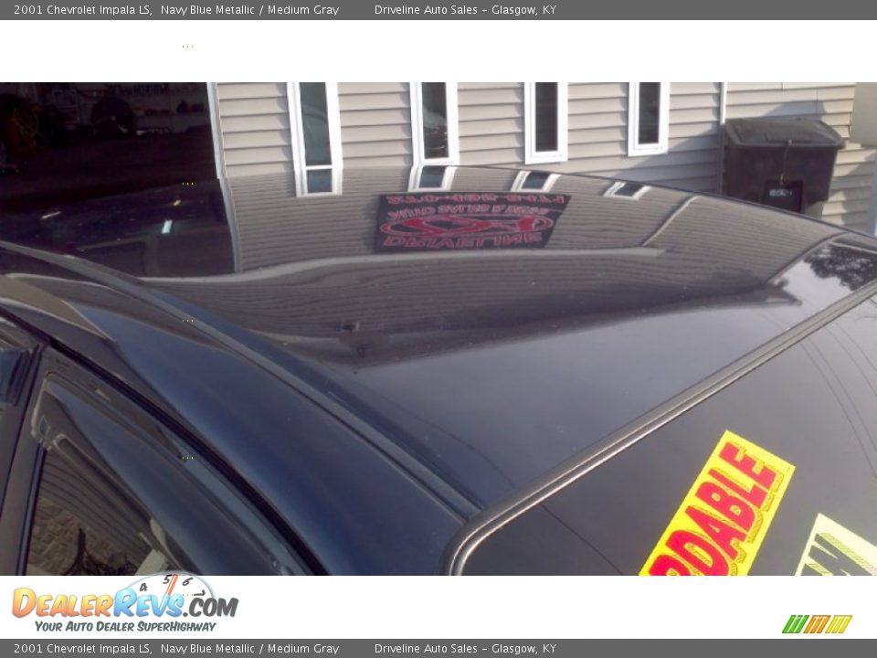 2001 Chevrolet Impala LS Navy Blue Metallic / Medium Gray Photo #6