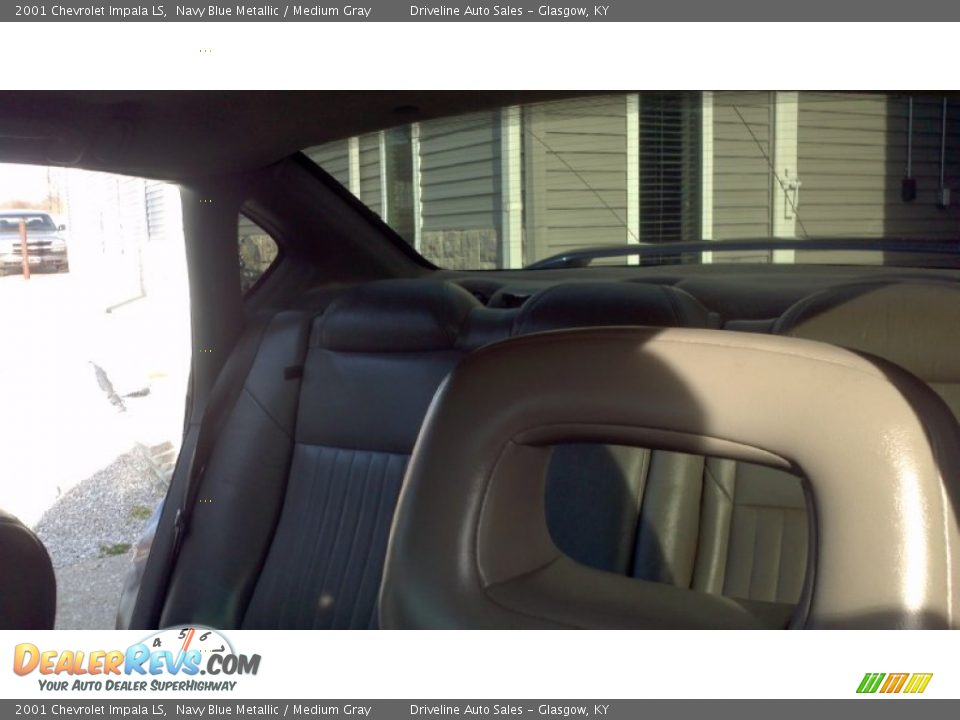 2001 Chevrolet Impala LS Navy Blue Metallic / Medium Gray Photo #22