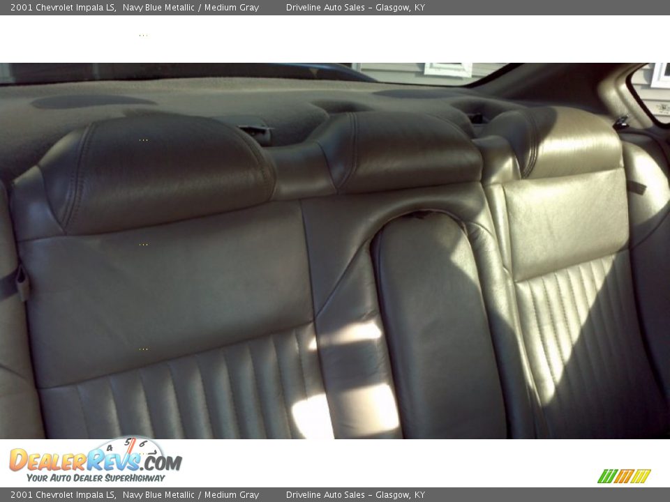 2001 Chevrolet Impala LS Navy Blue Metallic / Medium Gray Photo #23