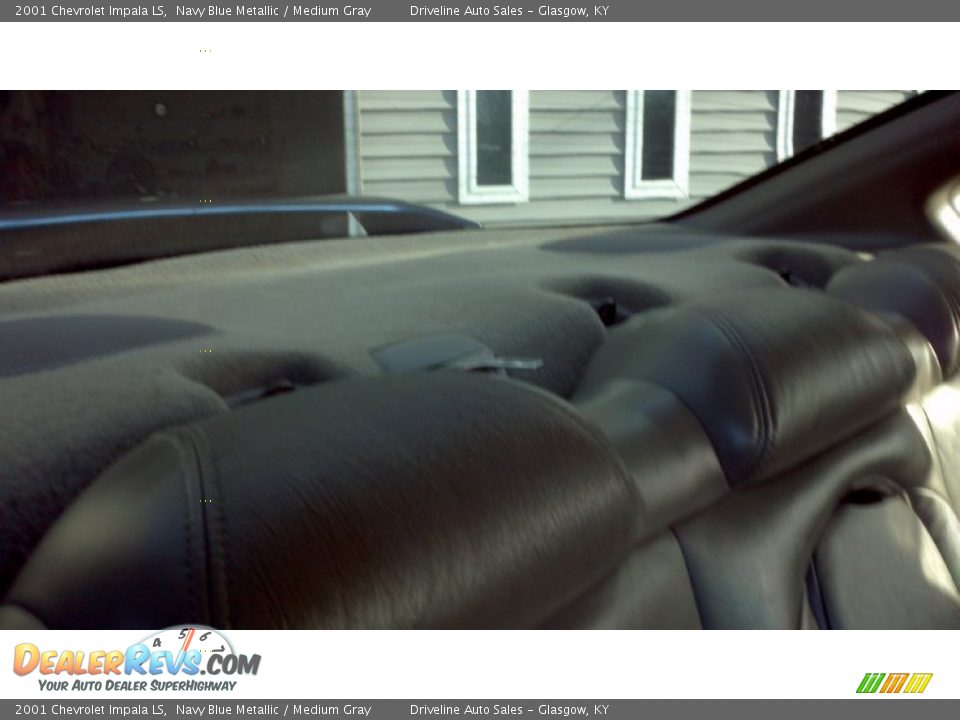 2001 Chevrolet Impala LS Navy Blue Metallic / Medium Gray Photo #26