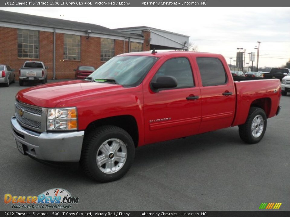 2012 Chevrolet Silverado 1500 LT Crew Cab 4x4 Victory Red / Ebony Photo #1