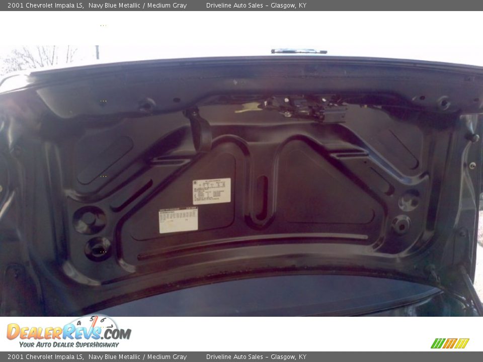 2001 Chevrolet Impala LS Navy Blue Metallic / Medium Gray Photo #33