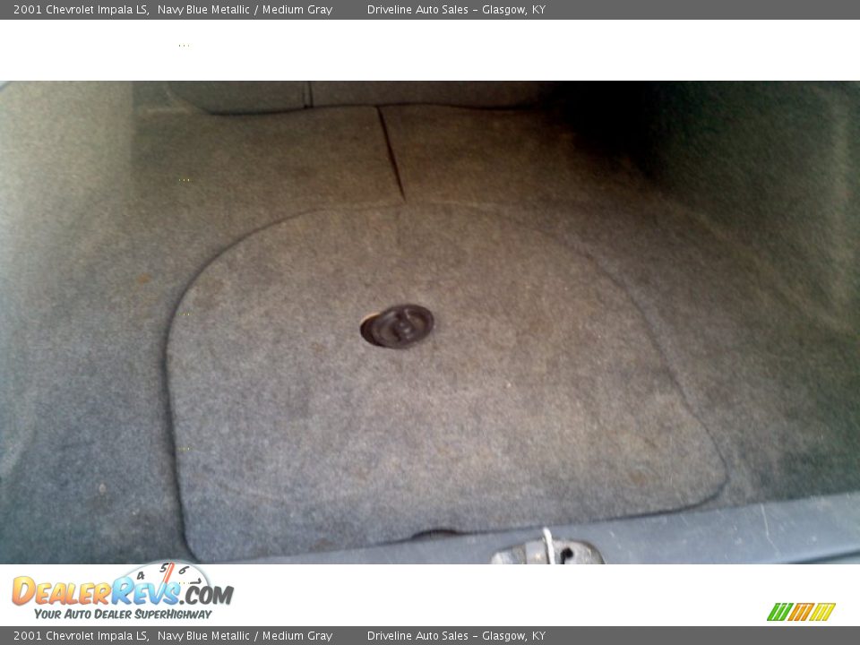 2001 Chevrolet Impala LS Navy Blue Metallic / Medium Gray Photo #34