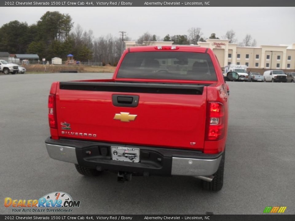 2012 Chevrolet Silverado 1500 LT Crew Cab 4x4 Victory Red / Ebony Photo #3