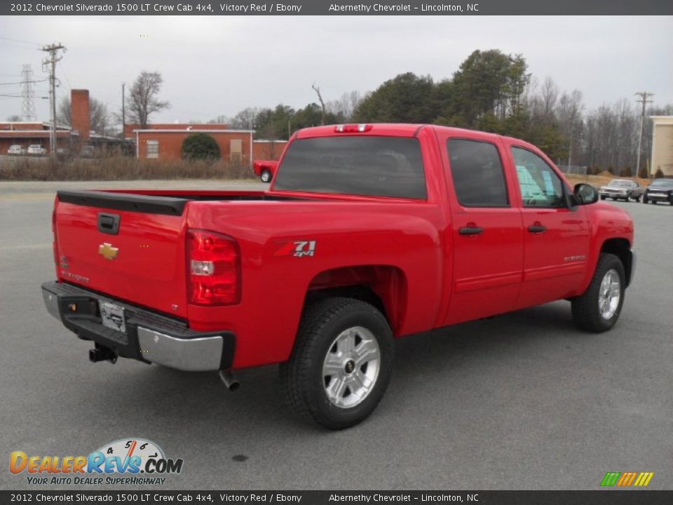 2012 Chevrolet Silverado 1500 LT Crew Cab 4x4 Victory Red / Ebony Photo #4