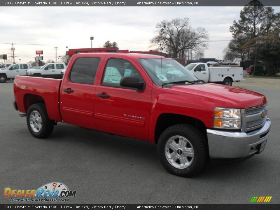 2012 Chevrolet Silverado 1500 LT Crew Cab 4x4 Victory Red / Ebony Photo #5