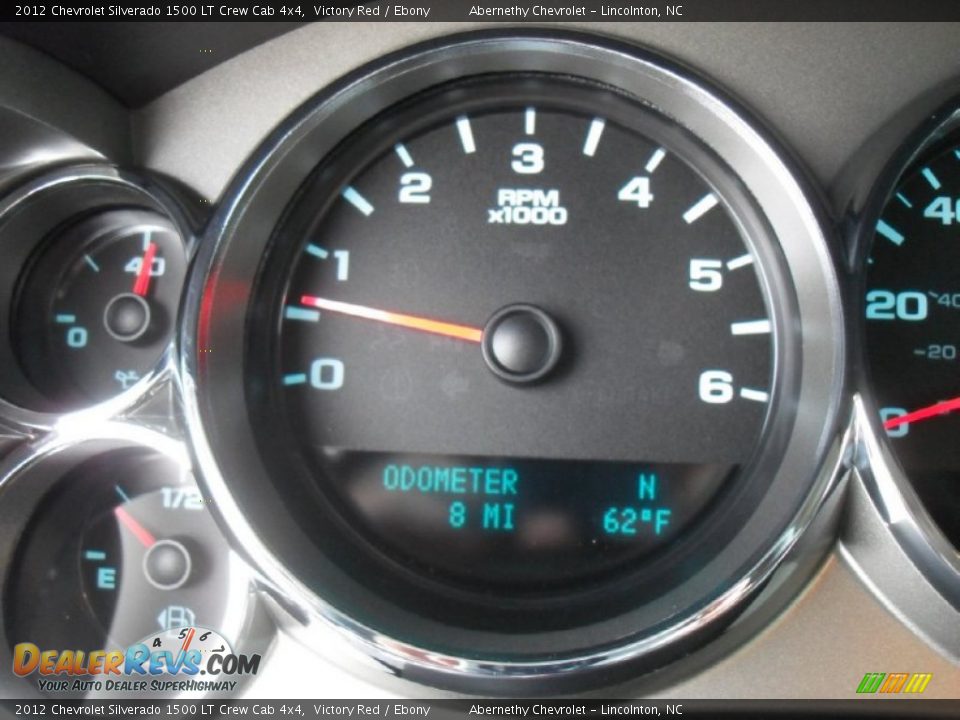 2012 Chevrolet Silverado 1500 LT Crew Cab 4x4 Victory Red / Ebony Photo #13