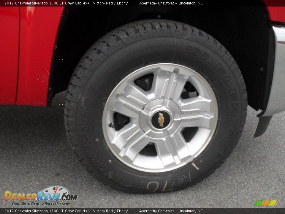 2012 Chevrolet Silverado 1500 LT Crew Cab 4x4 Victory Red / Ebony Photo #22