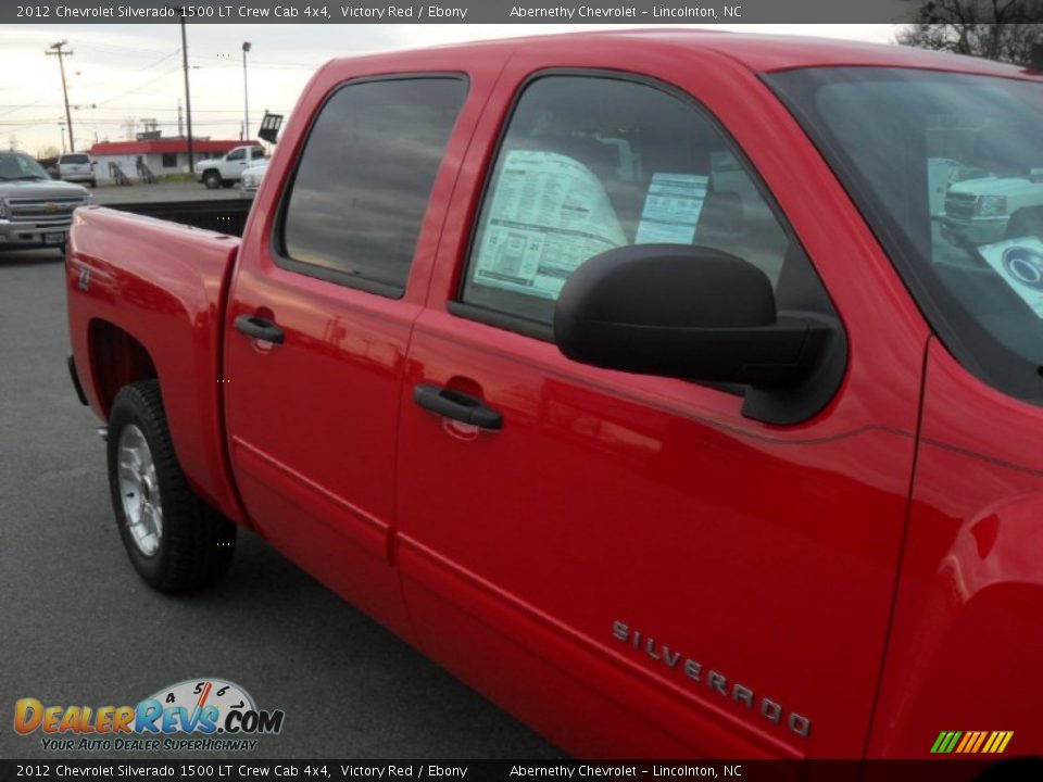 2012 Chevrolet Silverado 1500 LT Crew Cab 4x4 Victory Red / Ebony Photo #23