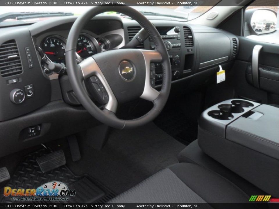 2012 Chevrolet Silverado 1500 LT Crew Cab 4x4 Victory Red / Ebony Photo #25