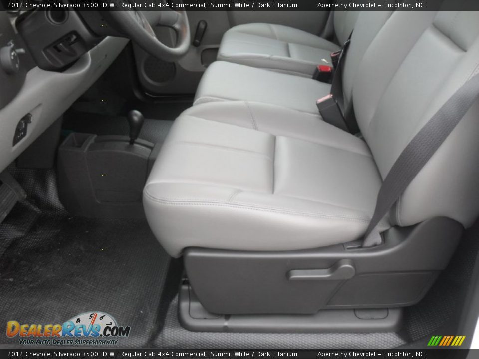 2012 Chevrolet Silverado 3500HD WT Regular Cab 4x4 Commercial Summit White / Dark Titanium Photo #7